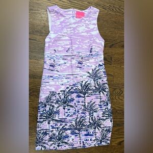 Lilly Pulitzer - Size Small - Gellar Shift Dress Purple Iris On The Horizon